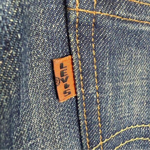 Levi's Vintage Clothing 606  LVC Big "E" Orange Tab Size 25 x 25 - Picture 9 of 14